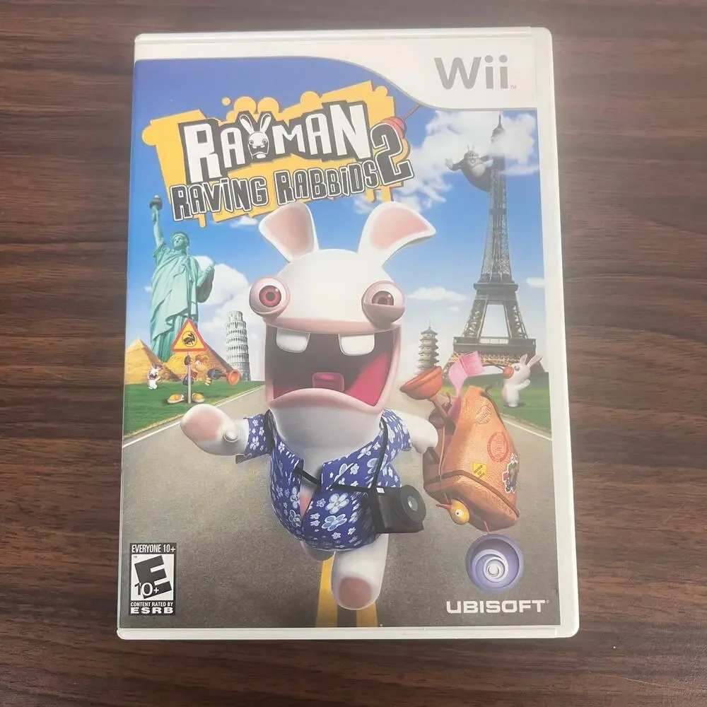 Wii Lot of 3 Games Spore Hero de Blob Rayman Raving Rabbids 2 CIB Complete
